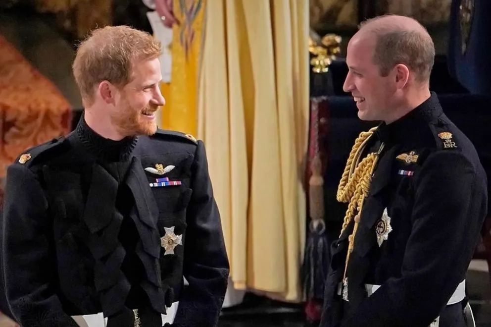 Los príncipes William y Harry: Fuente: Instagram. 