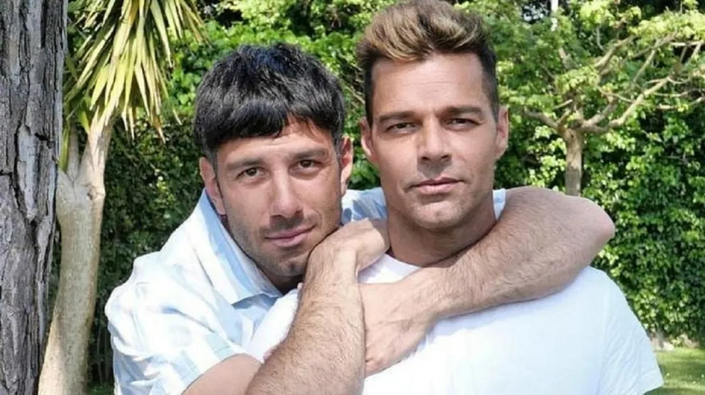 Ricky Martin y su esposo: (Fuente: Instagram)