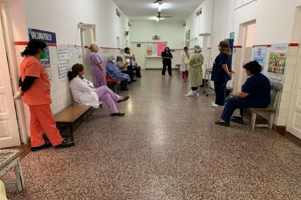 Guardia hospital. Fuente: Twitter
