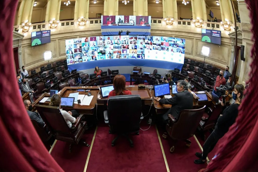 Senado de la Nación. Fuente: twitter