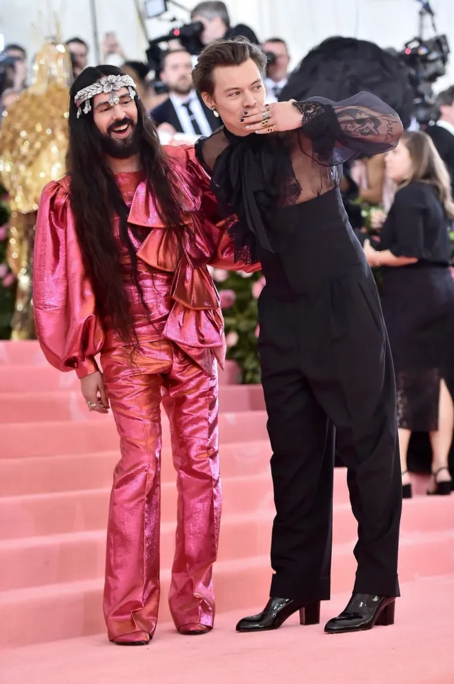 Harry Styles en la MET Gala. Fuente (Instagram)