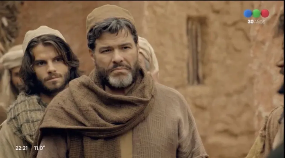 Jesús en Telefe. Fuente (Twitter)