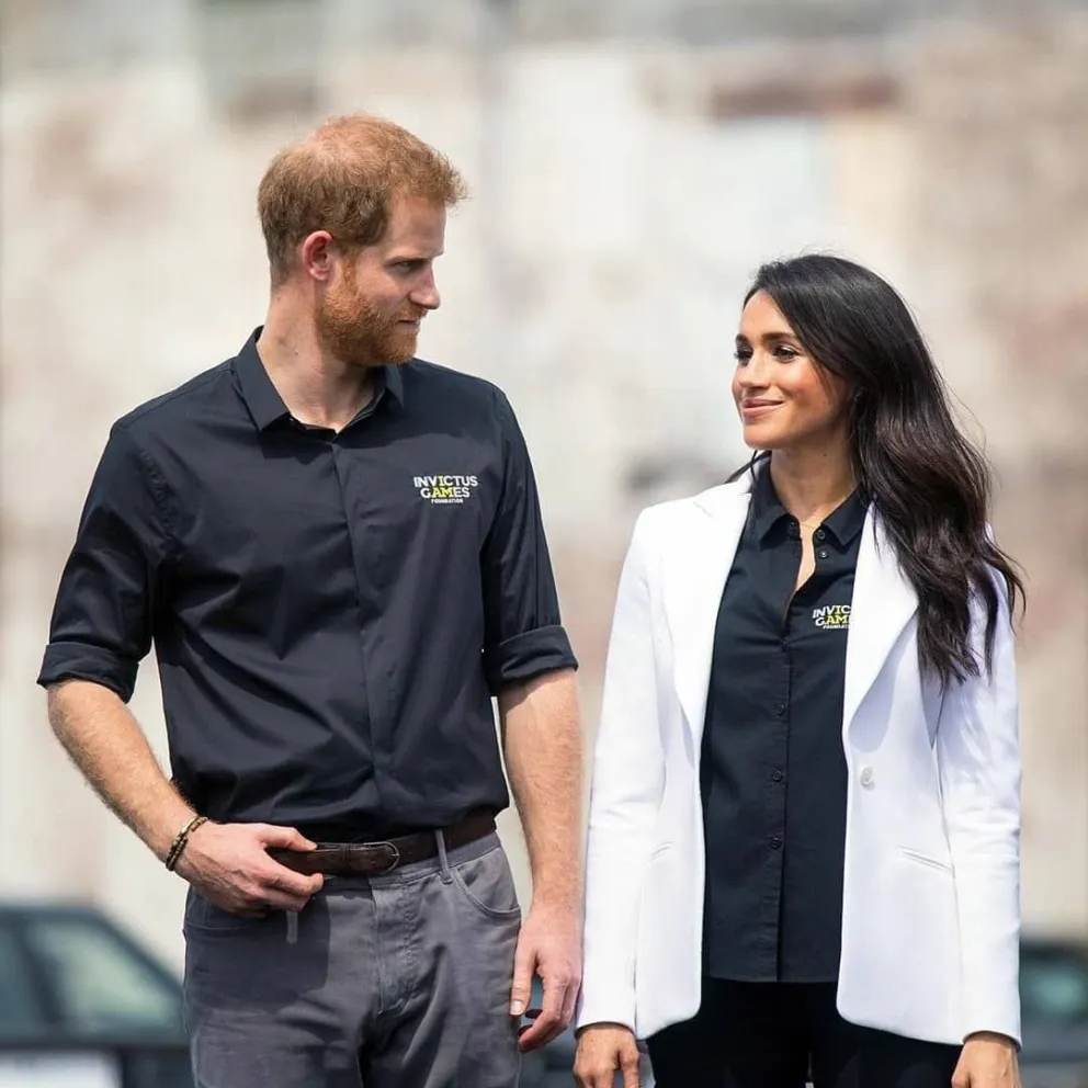 El príncipe Harry y Meghan Markle. Fuente: Twitter