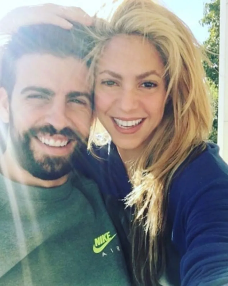 Shakira y Piqué. Fuente: instagram