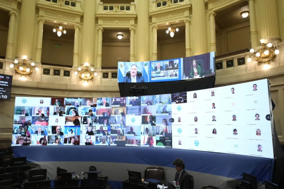 Senado de la Nación. Fuente: Twitter