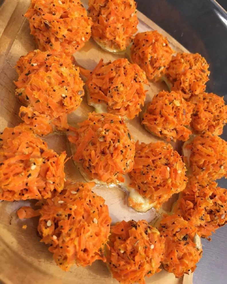 Buñuelos de zanahoria y queso (Fuente: Instagram)