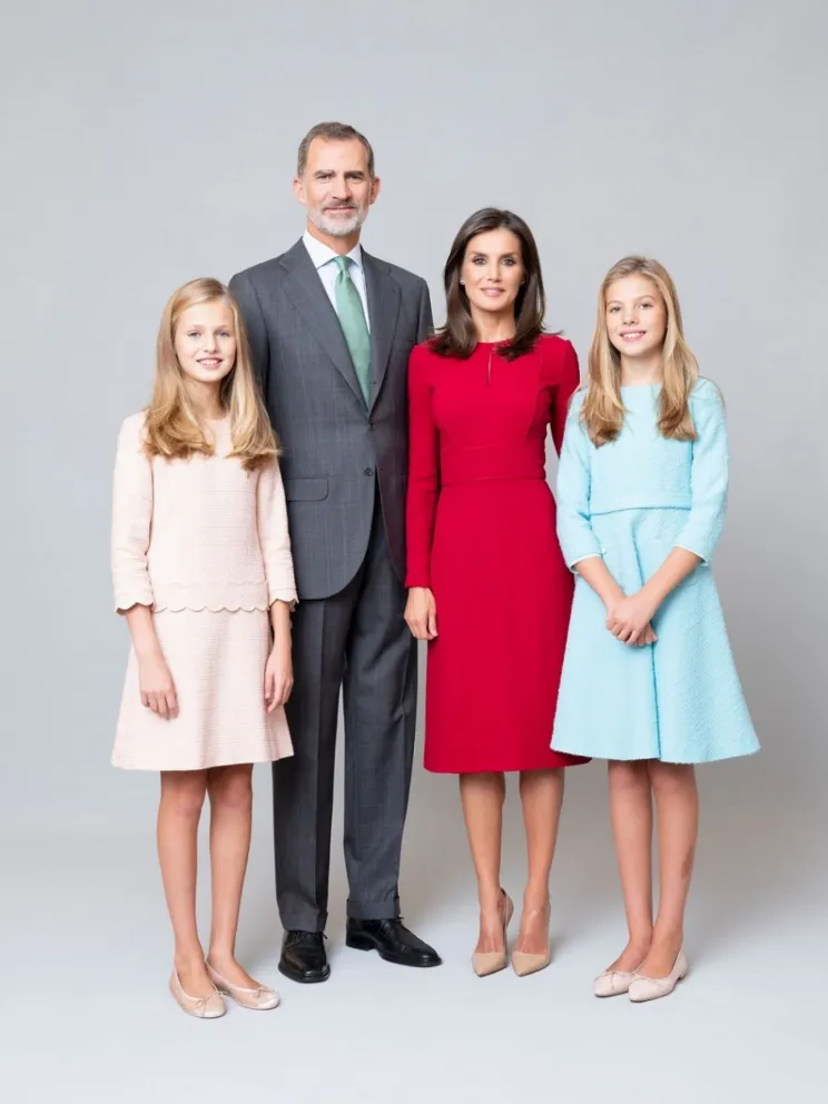 La Reina Letizia de España y su familia. Fuente: Instagram. 