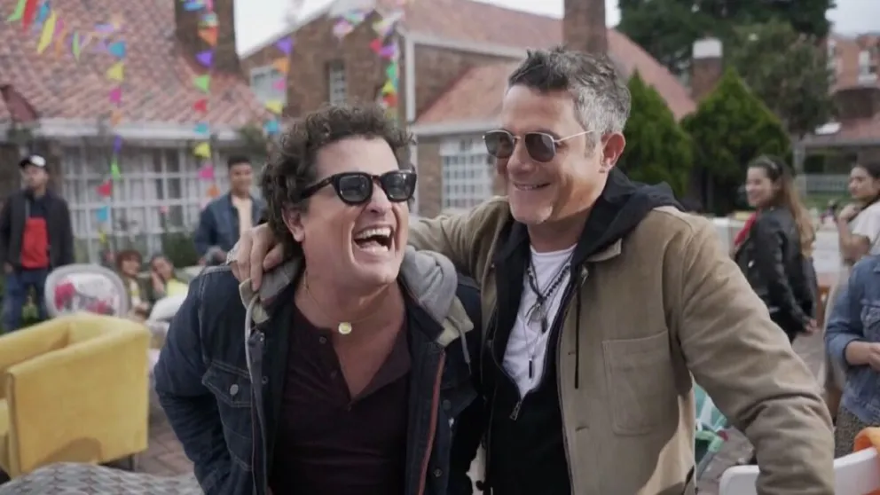 Carlos Vives y Alejandro Sanz. Fuente: (Twitter)