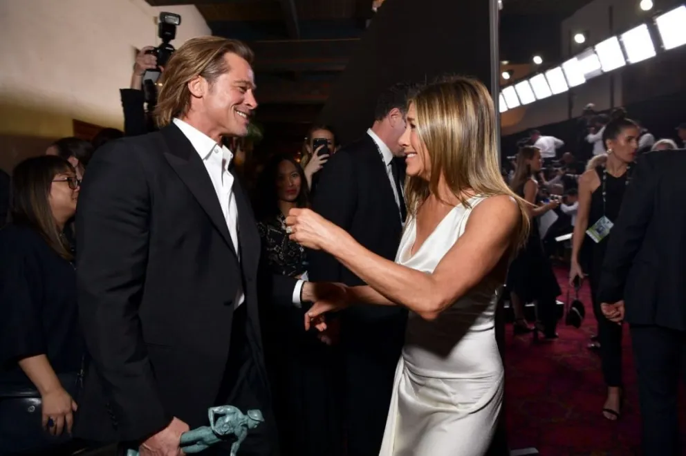 Jennifer Aniston y Brad Pitt. Fuente: Instagram