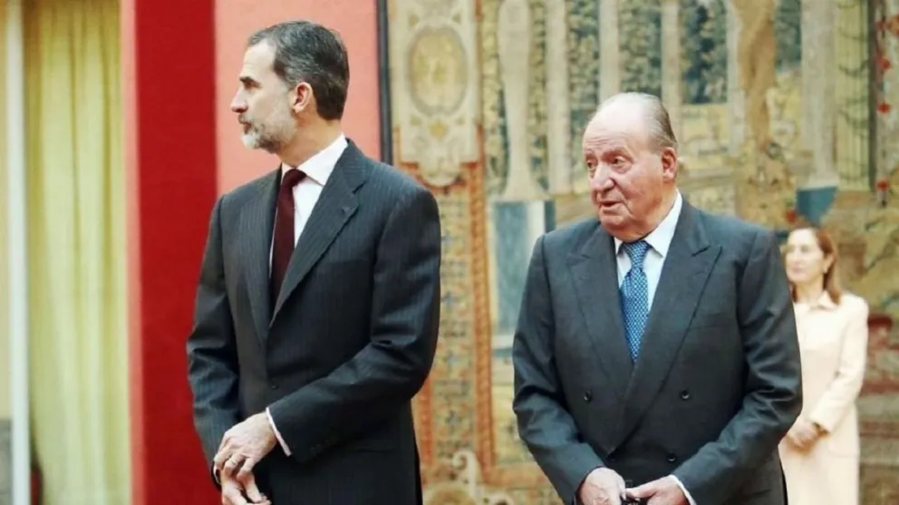 Rey Juan Carlos y Felipe VI. Fuente (Instagram)