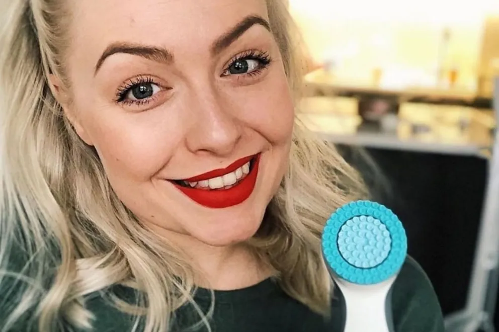 Modelo de NuSkin: Fuente: Instagram. 