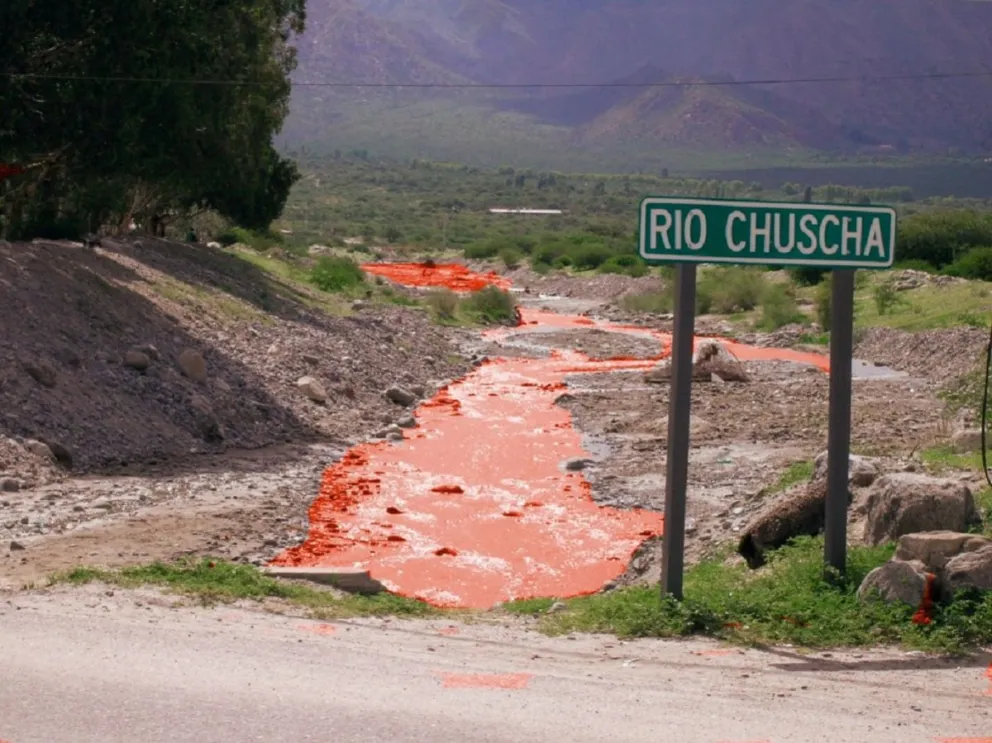 Río chuscha. Fuente: twitter