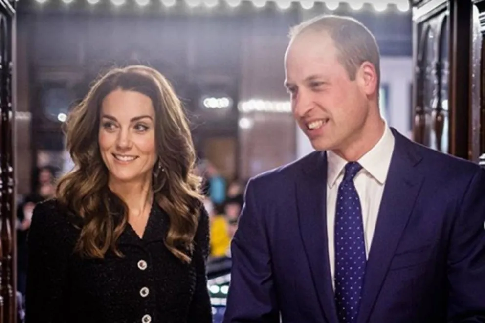 El príncipe William y Kate Middleton. Fuente: Twitter
