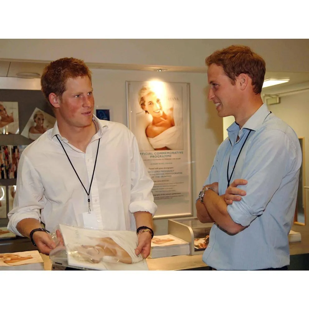 El Príncipe William y el Príncipe Harry. Fuente: Instagram