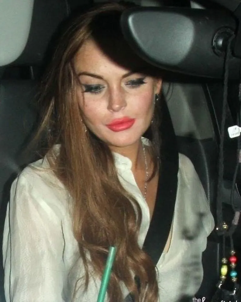 Lindsay Lohan. Fuente: Twitter. 