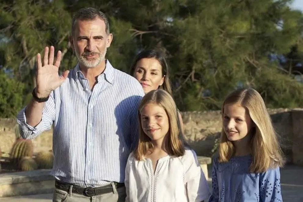Rey Felipe de España y su familia: Fuente: Instagram.