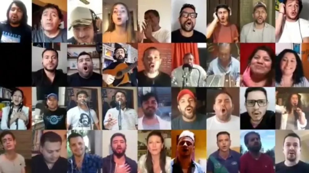 Cantantes salteños (Captura de pantalla)