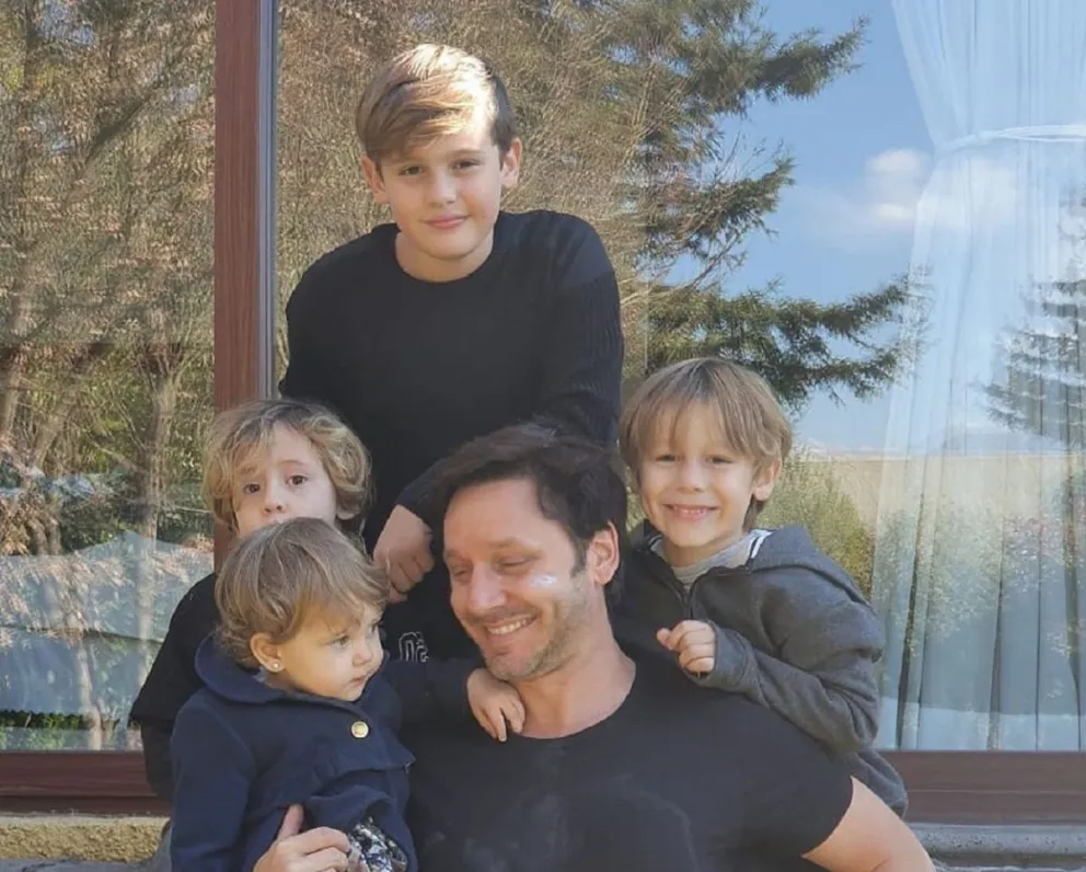 Benjamín Vicuña e hijos Fuente. (Instagram)