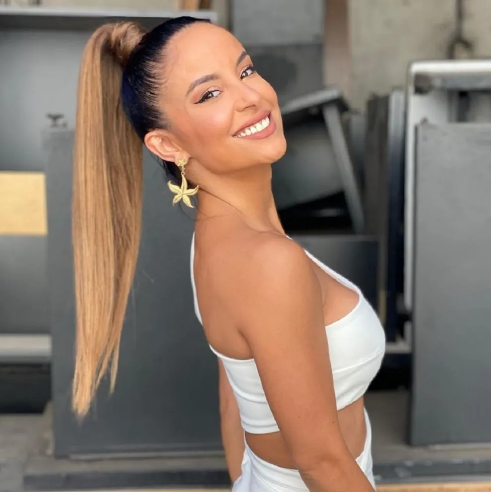 Lourdes ostentó una falsa imagén en las redes (Instagram)