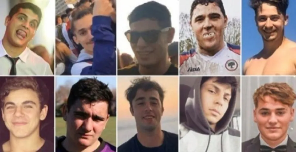 Rugbiers asesinos. Fuente: twitter