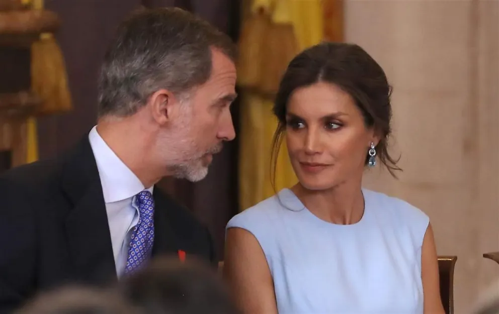 La Reina Letizia y el Rey Felipe VI de España. Fuente: Instagram