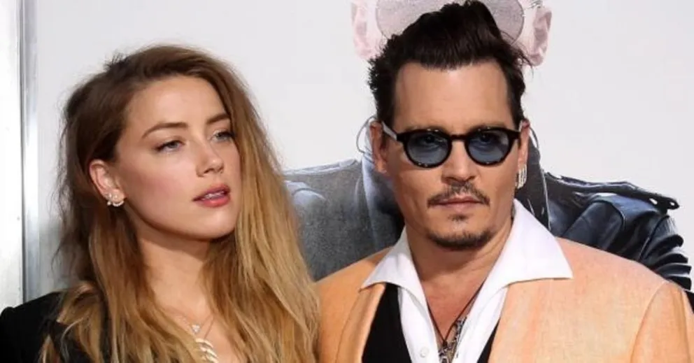 Amber Haeard y Johnny Depp. Fuente: twitter