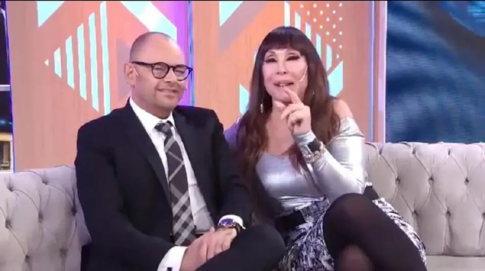 Rubén Mühlberger y Moria Casán. Fuente (Instagram)