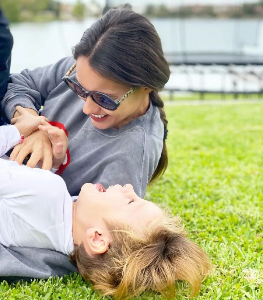 Pampita  y Benicio Vicuña Fuente: (Instagram)