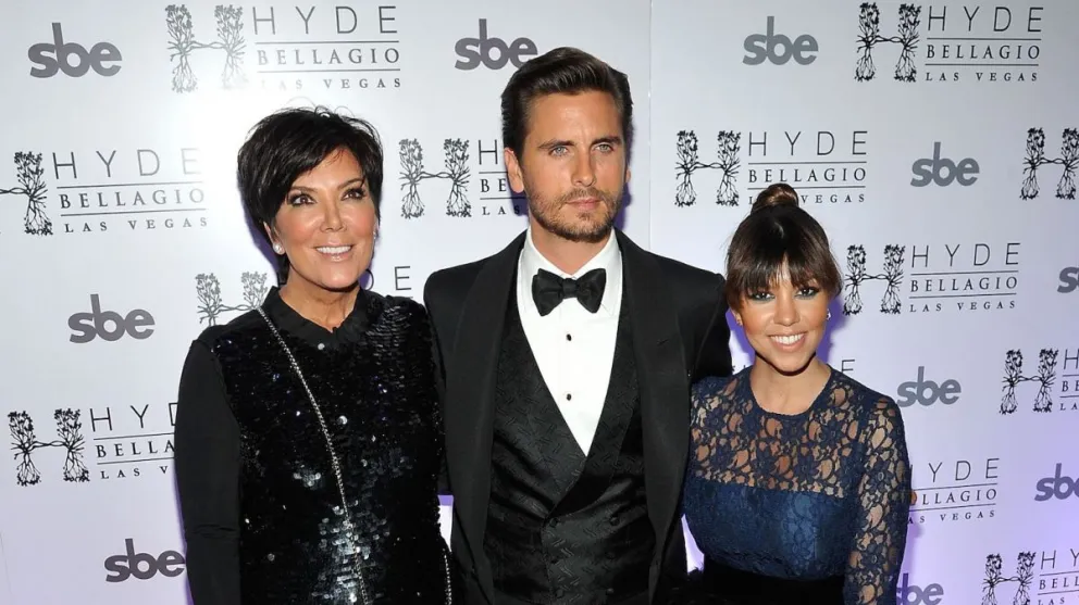 Kris Jenner, Scott Disick y Kourtney Kardashian. Fuente: Instagram