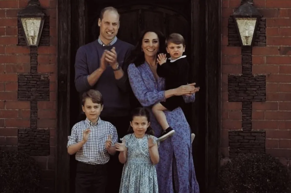 Kate Middleton y el príncipe William e hijos: Fuente: Instagram.