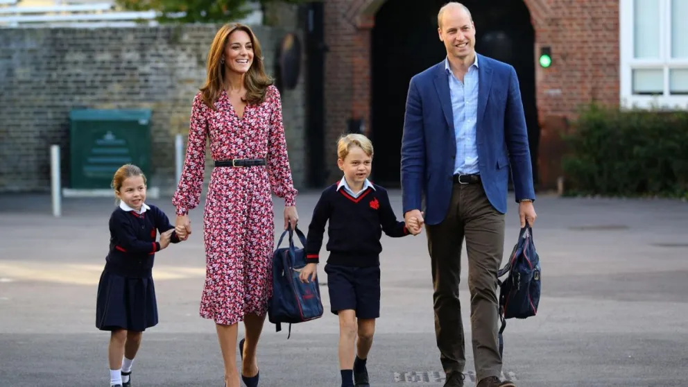 El Principe William y su familia. Fuente: Instagram 