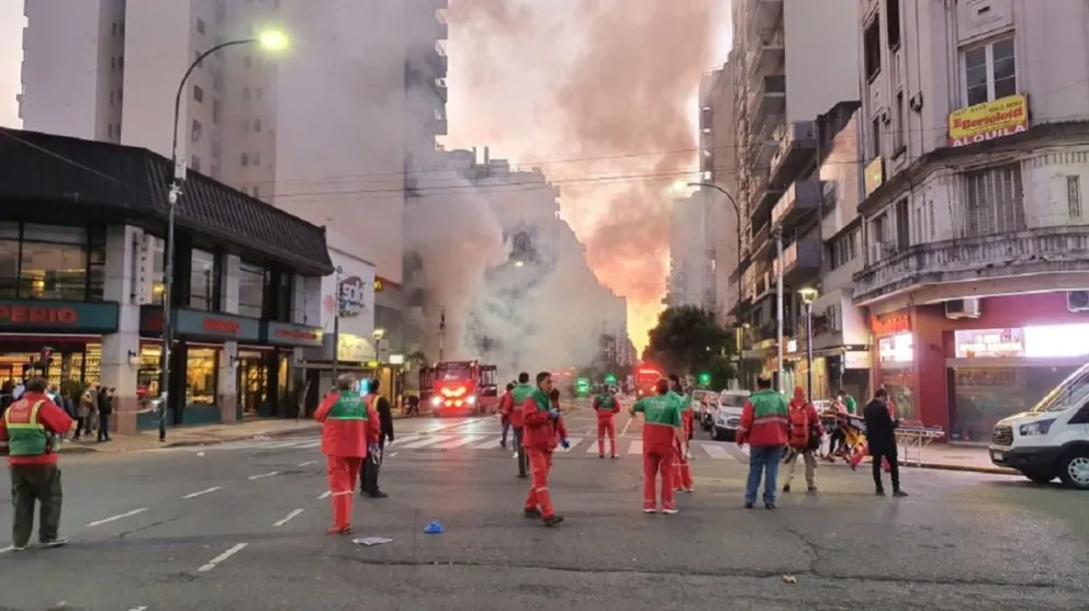 Explosión en una perfumería de Villa Crespo