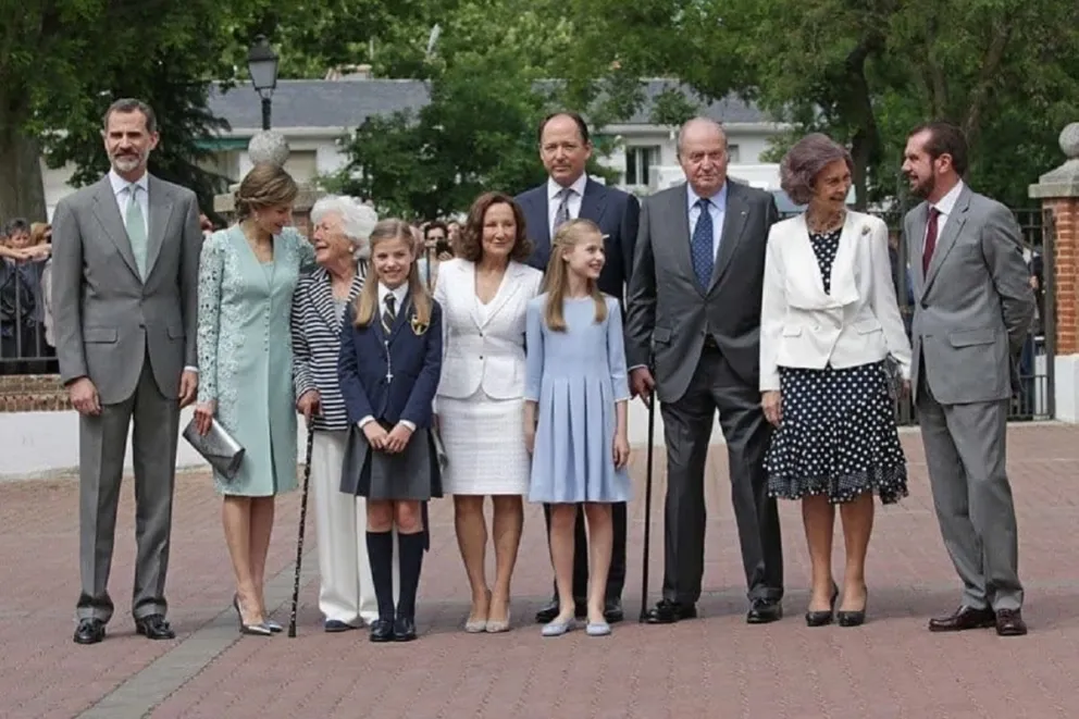 Rey Juan Carlos y su familia. Fuente (Instagram)