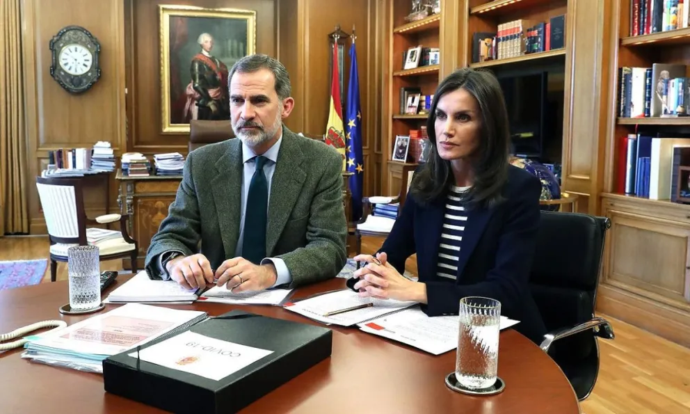 La Reina Letizia de España y el Rey Felipe VI. Fuente: Instagram. 