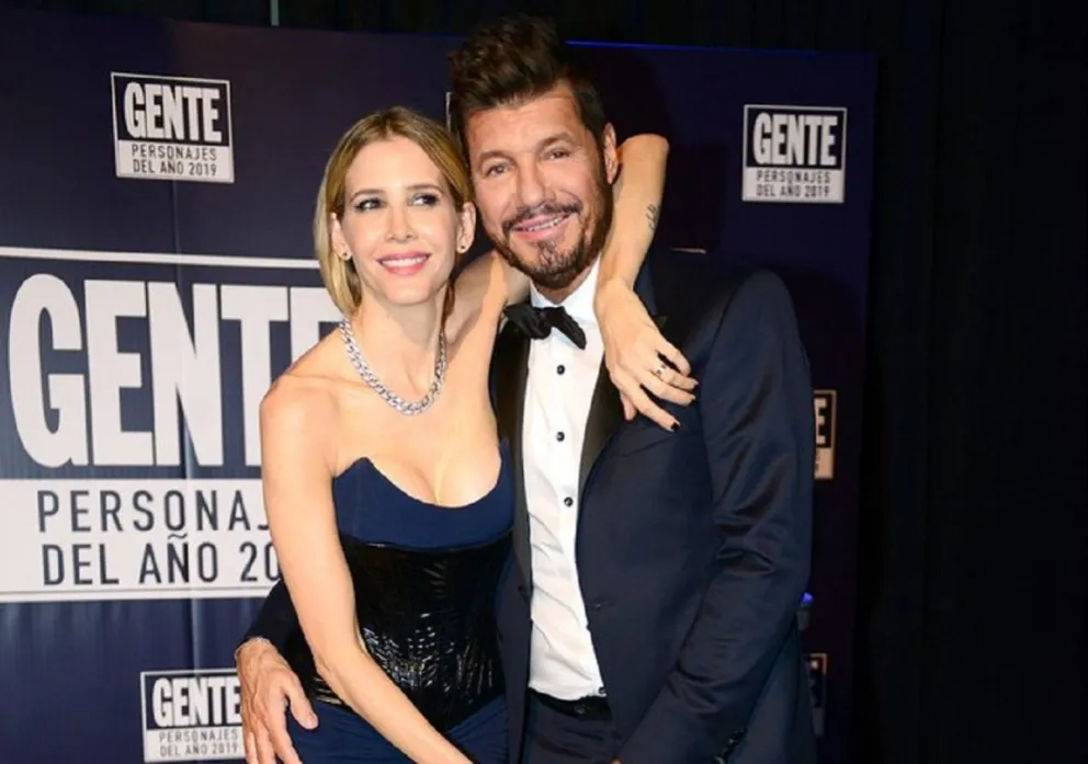 Guillermina Valdés y Marcelo Tinelli. Fuente: twitter