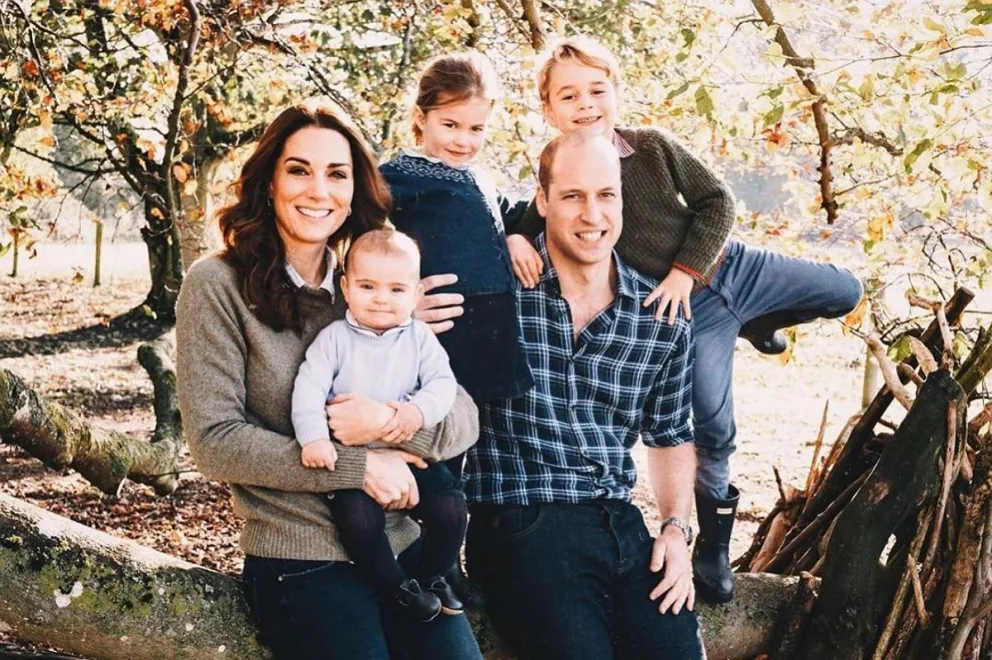 Los duques de Cambridge y sus hijos: Fuente: Instagram.