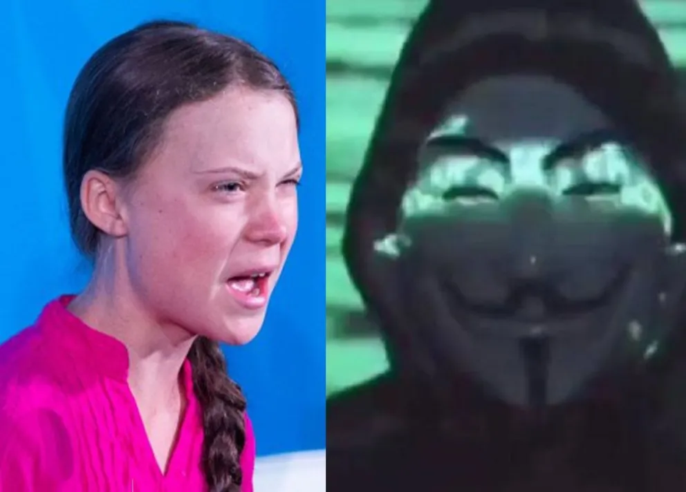 Greta Thunberg/ Anonymous