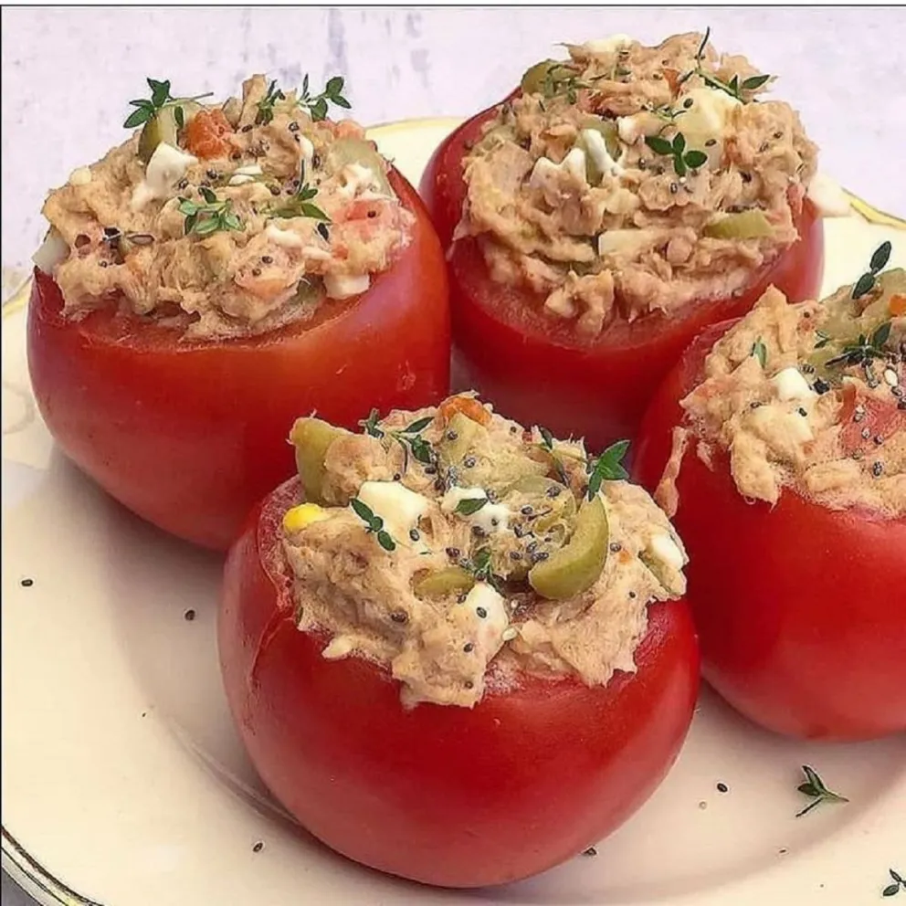 Tomates rellenos (Fuente: Instagram)