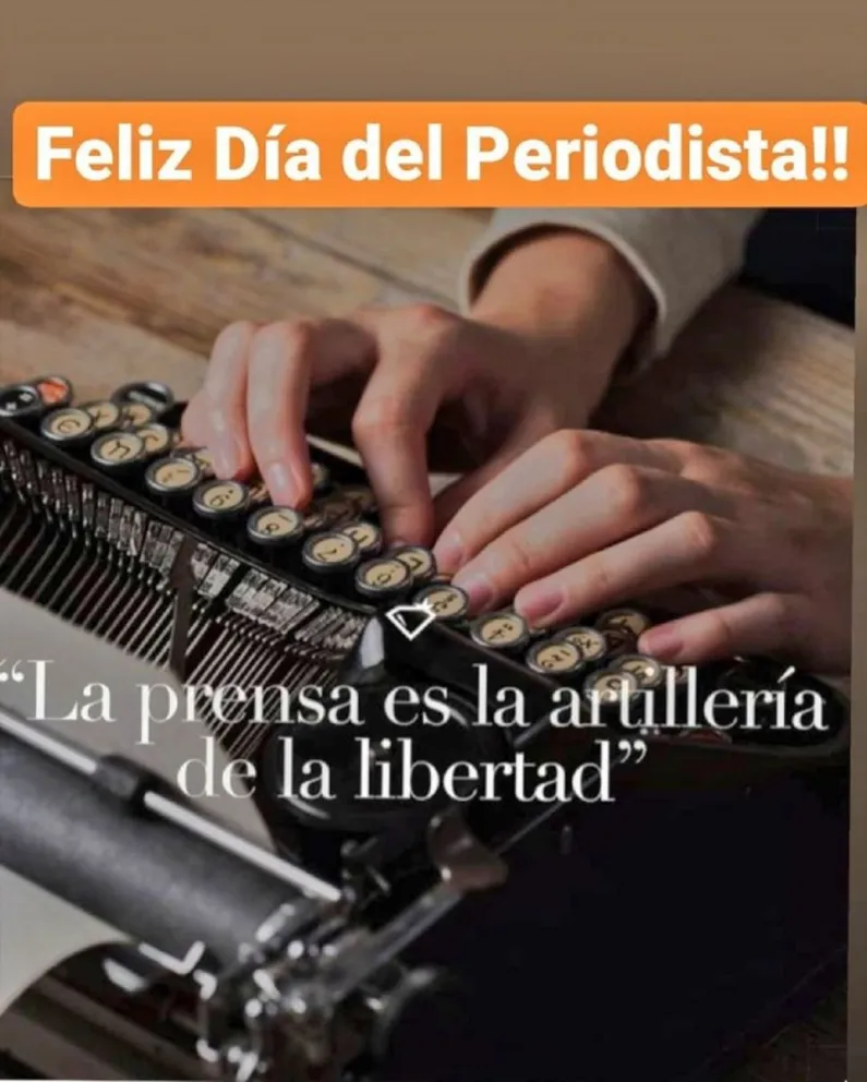 Día del Periodista. Fuente:Twitter
