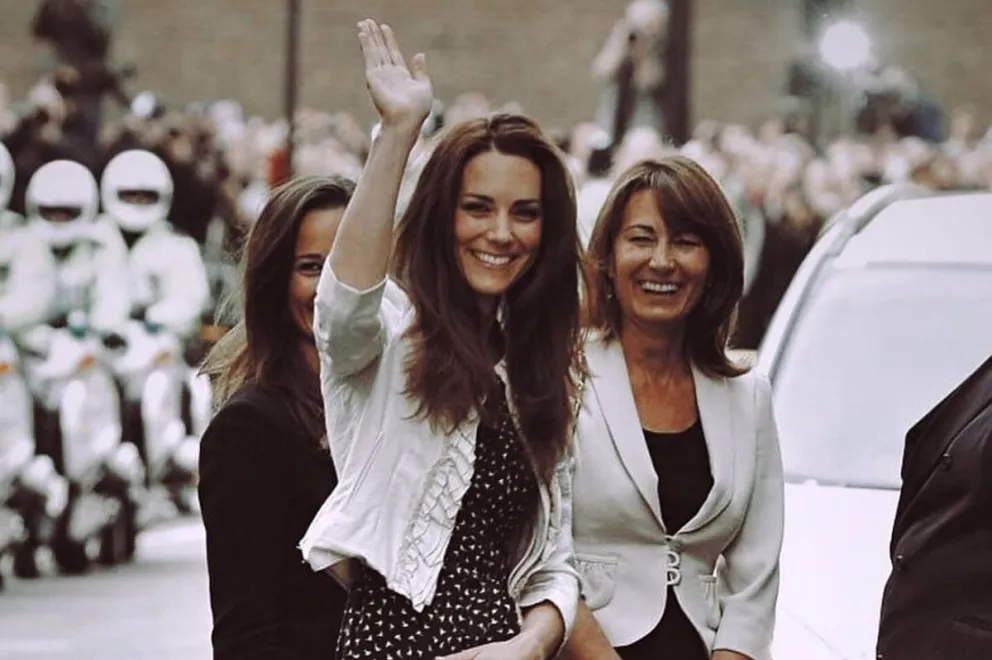Kate Middleton, su madre Carole y su hermana Pipa: Fuente: Instagram.