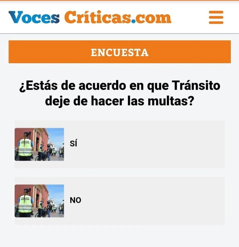 Encuesta Voces Críticas