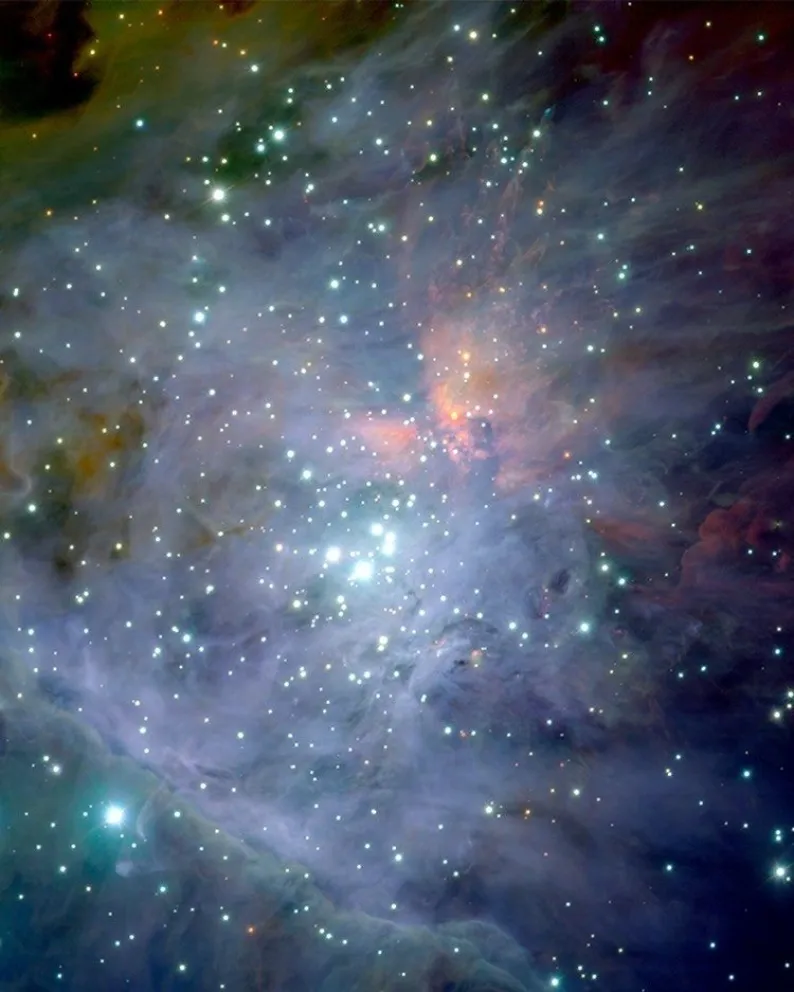 Foto de la Nasa de las constelaciones: Fuente: Instagram. 
