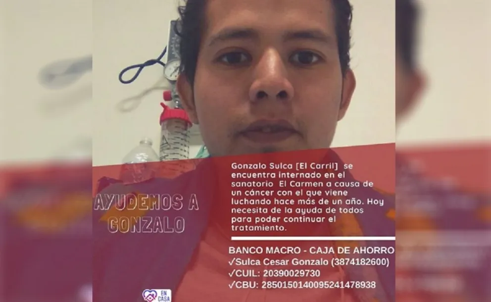 Gonzalo Sulca. Fuente: Instagram