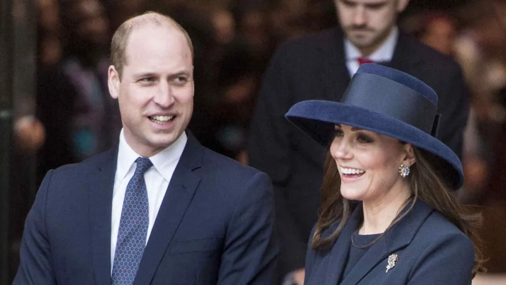 El Príncipe William y Kate Middleton. Fuente: Twitter