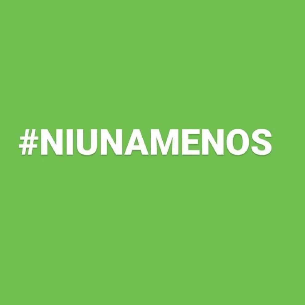 Ni Una Menos (Fuente: Instagram)