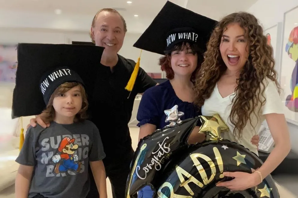 Thalía y su familia: Fuente: Instagram.