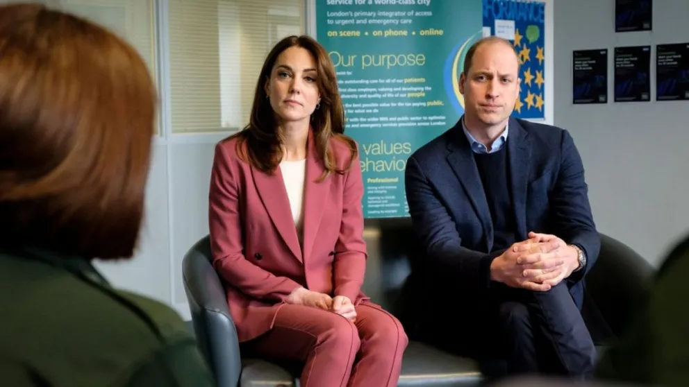 El Príncipe William y Kate Middleton. Fuente: Twitter