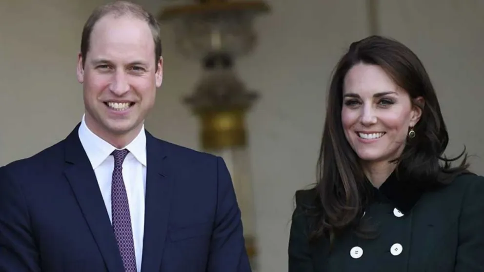 El príncipe William y Kate Middleton. Fuente: Twitter
