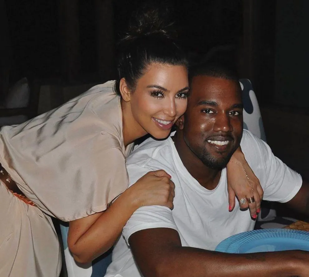 Kim Kardashian y Kanye West Fuente: (Instagram)