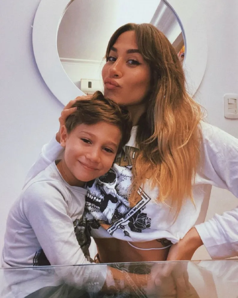 Jimena Barón y Momo. Fuente: instagram